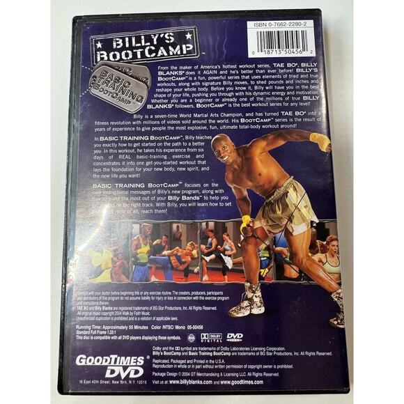 Lot Of 4 Billy's Bootcamp Workout DVDs Billy Blanks (3 Of 4 New, Sealed) - Picture 9 of 11